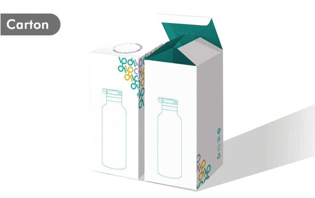 Verpackung von Glaswaren