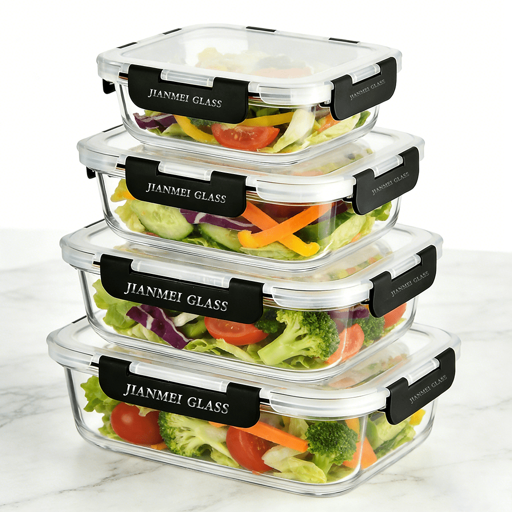 Borosilicate Glass Lunch Box (1)