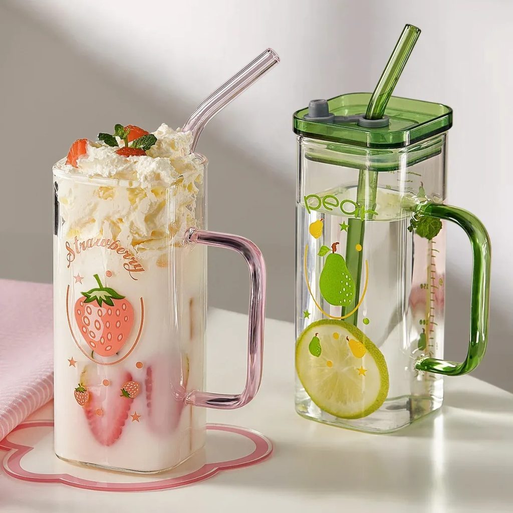 Glas-Kaffeebecher