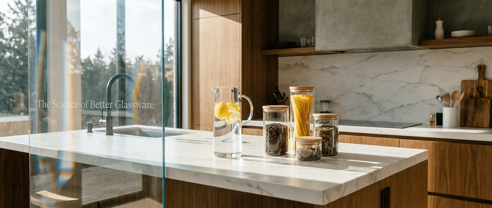 Heat-Resistant Glass Jar
