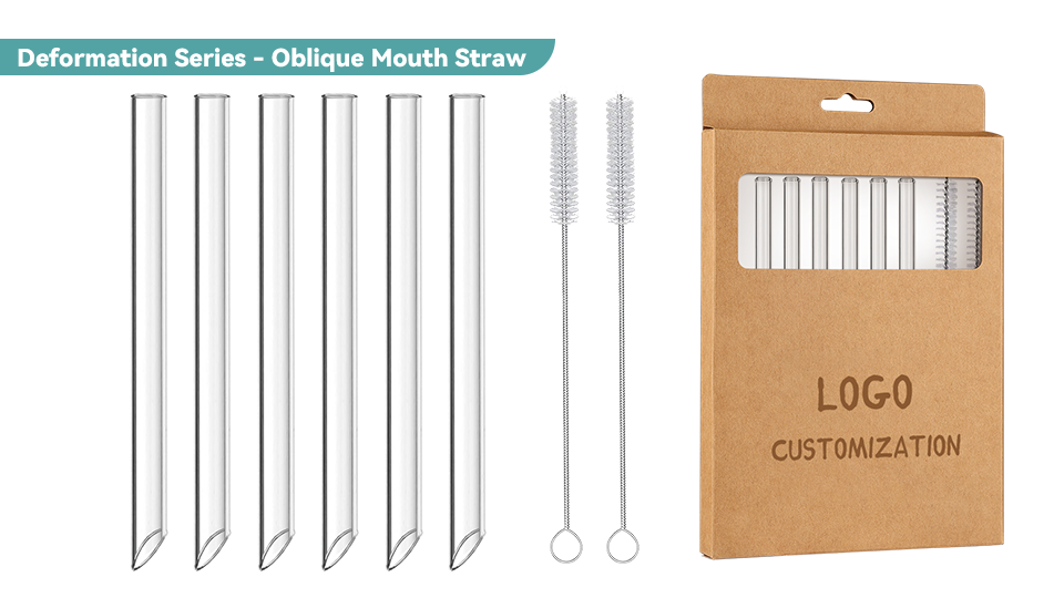borosilicate glass straws