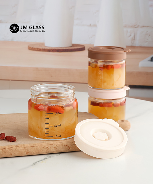 Food Grade Borosilicate Storage Glass Jar