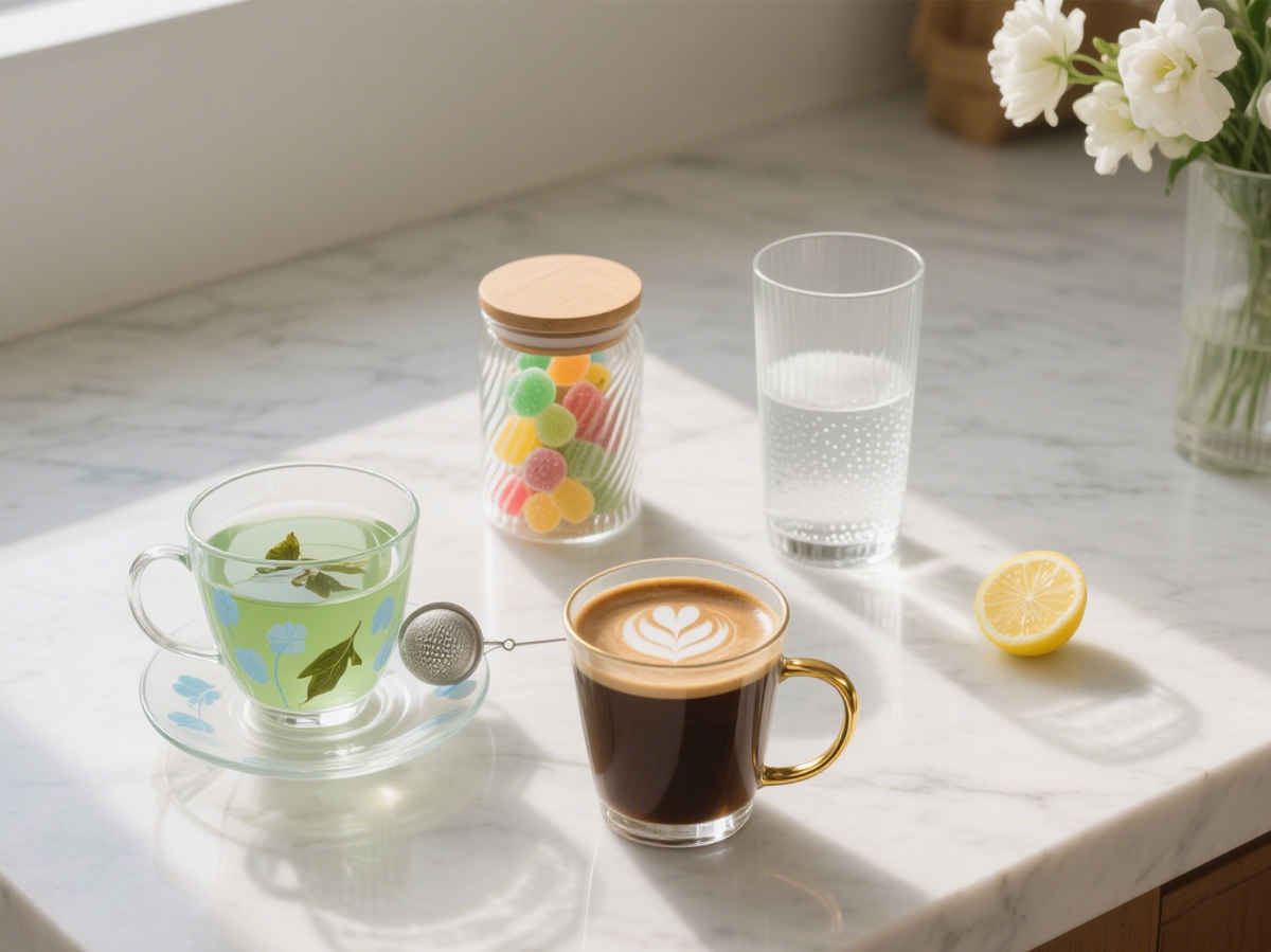 Borosilicate Glassware,High borosilicate Glass Bottle,Kitchen Storage Jars,Borosilicate Glass,Coffee glass mug