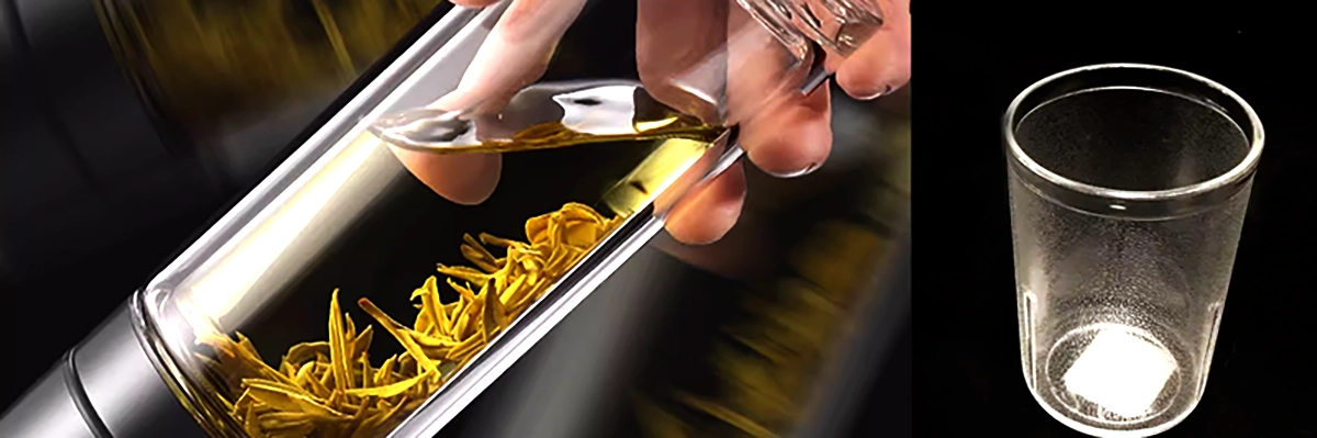 High borosilicate glass is easy to clean