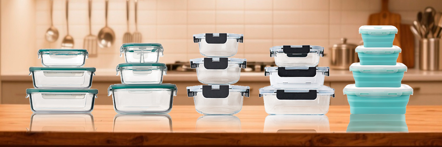 Borosilicate Glass Lunch Boxes