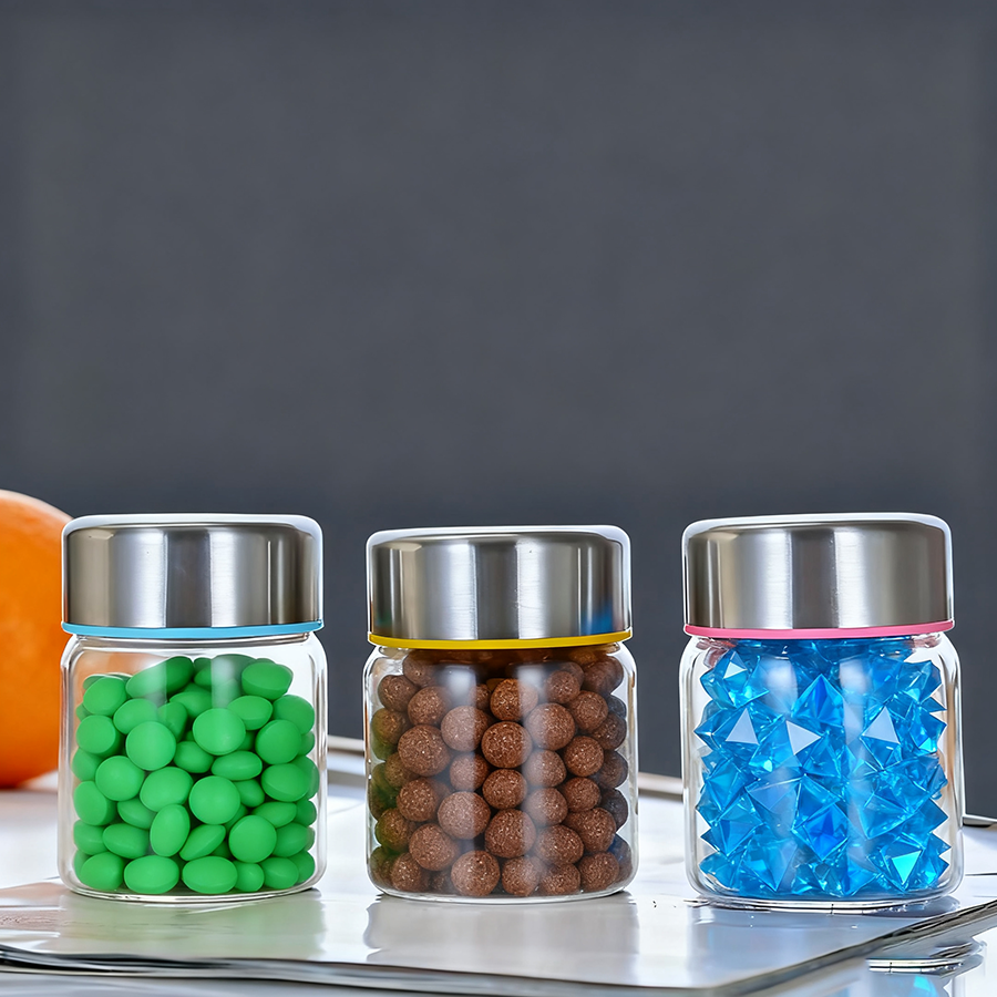 Pack De 3 Tarros De Vidrio Borosilicato Con Tapa Hermética - 1200 Ml Cada Uno, Incluye Libro De Recetas, Ideal Para Almacenar Alimentos O Decoración