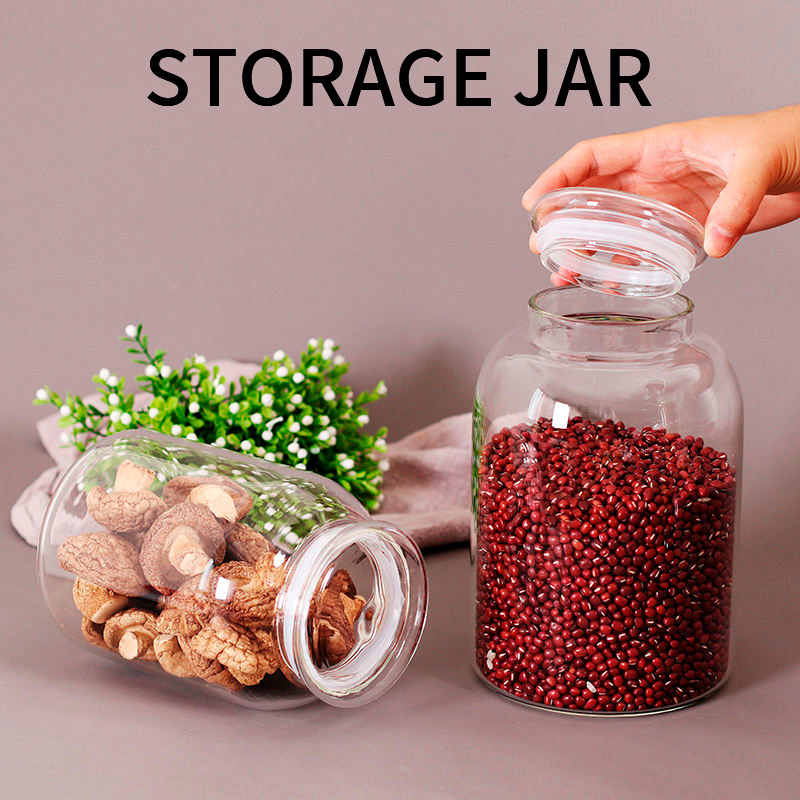 Large Capacity Glass Container