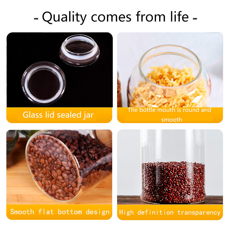 Large Capacity Glass Container