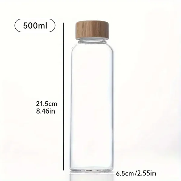 Vaso de té de vidrio borosilicato