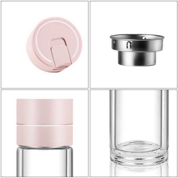Borosilicate Glass Tumbler with Infuser