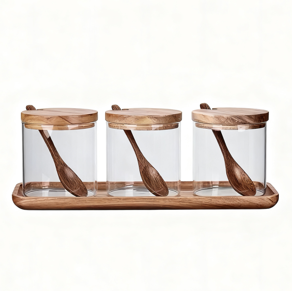 Borosilicate glass jar Set