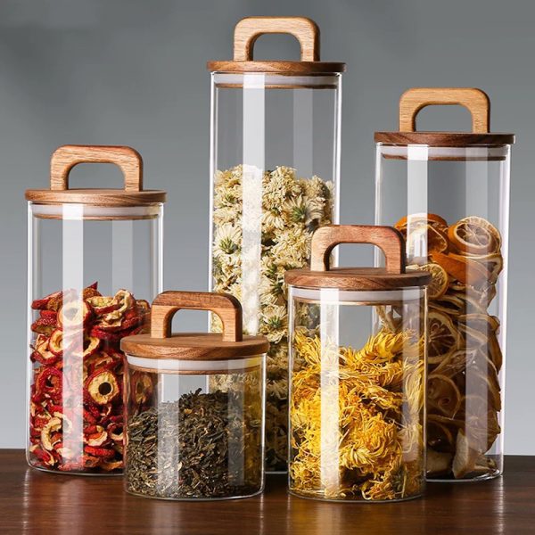 Eco-Friendly Borosilicate Glass Jars