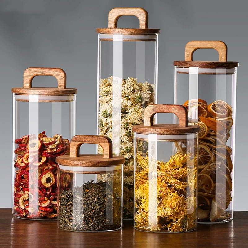 Eco-Friendly Borosilicate Glass Jars