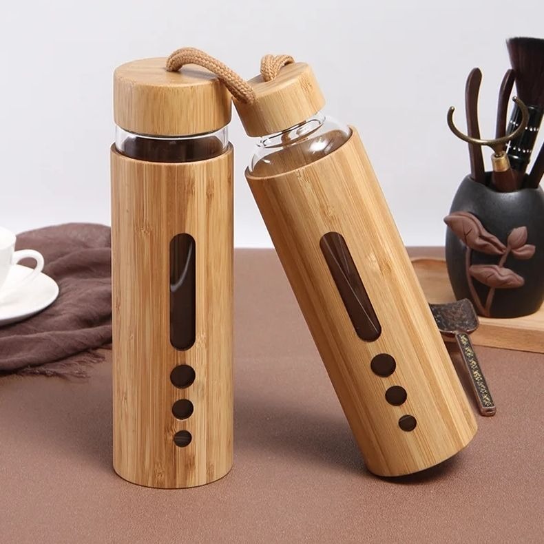 Glass Water Bottle