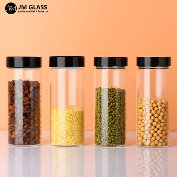 borosilicate glass jars
