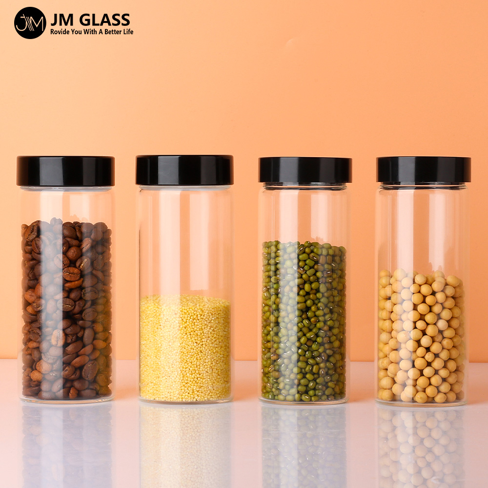 borosilicate glass jars