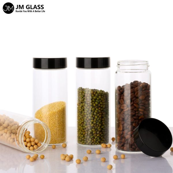 borosilicate glass jars