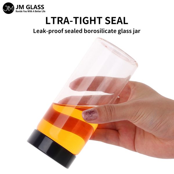 borosilicate glass jars