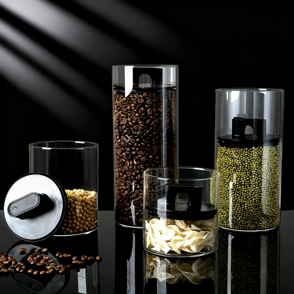 Glass Coffee Storage Canisters