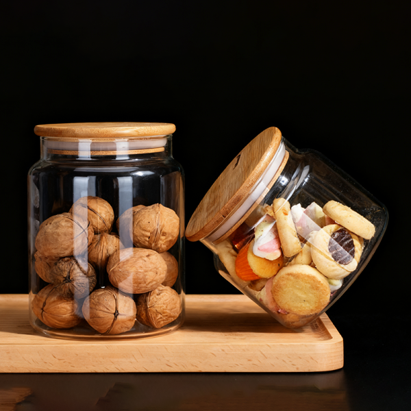 Glass jar container