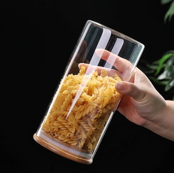 Heat-Resistant Borosilicate Glass Food Storage Jars
