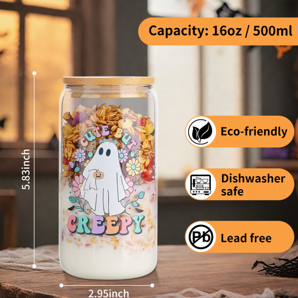 Halloween Tumbler Glass Cup