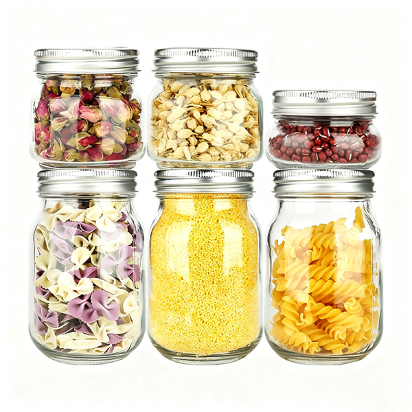 Premium Glass Mason Jars
