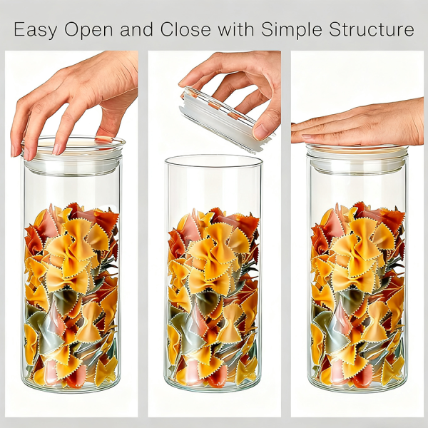 High Borosilicate Glass Storage Jar