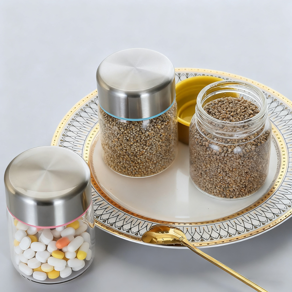 100ml-200ml High Borosilicate Glass Jars