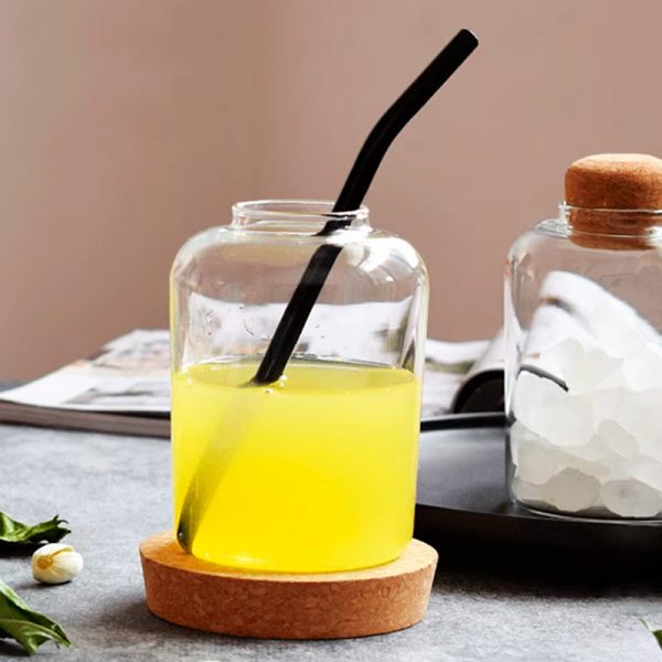 Glass Terrarium Jar with Wooden Lid