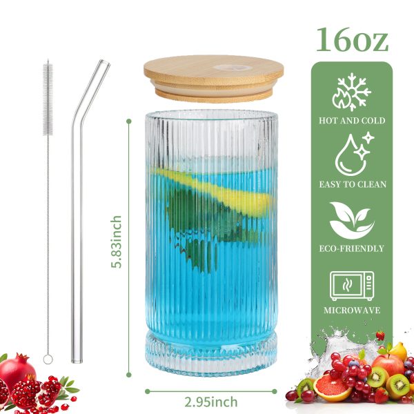 12oz Drinking Glass Cup