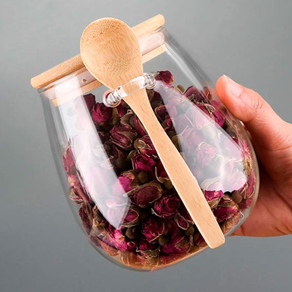 Borosilicate glass jar