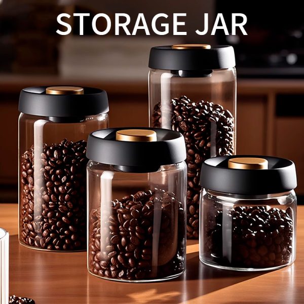 Glass Coffee Storage Canisters