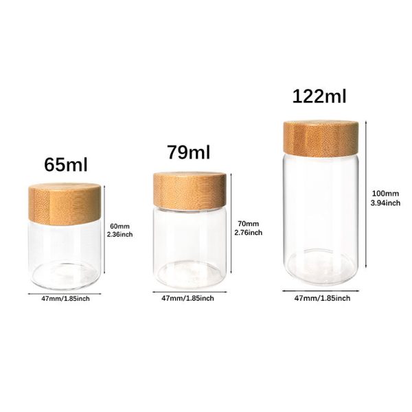 Small-Capacity Glass Jars