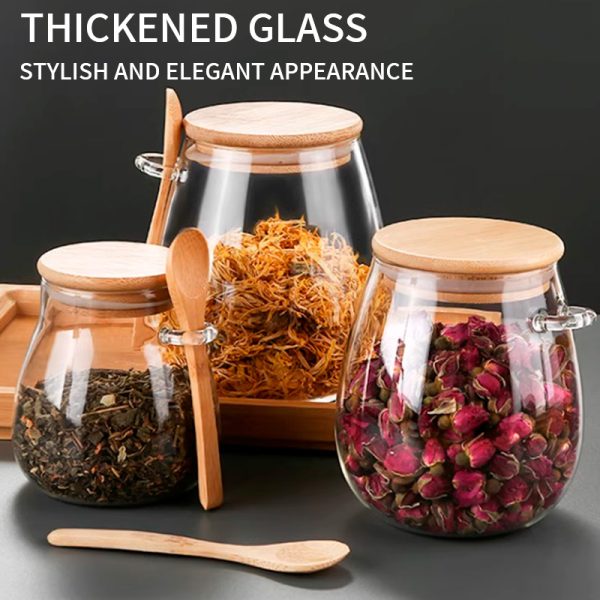 Borosilicate glass jar