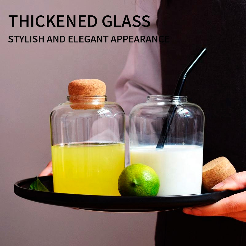 Glass Terrarium Jar with Wooden Lid