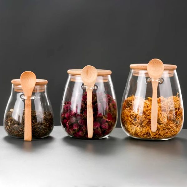 Borosilicate glass jar
