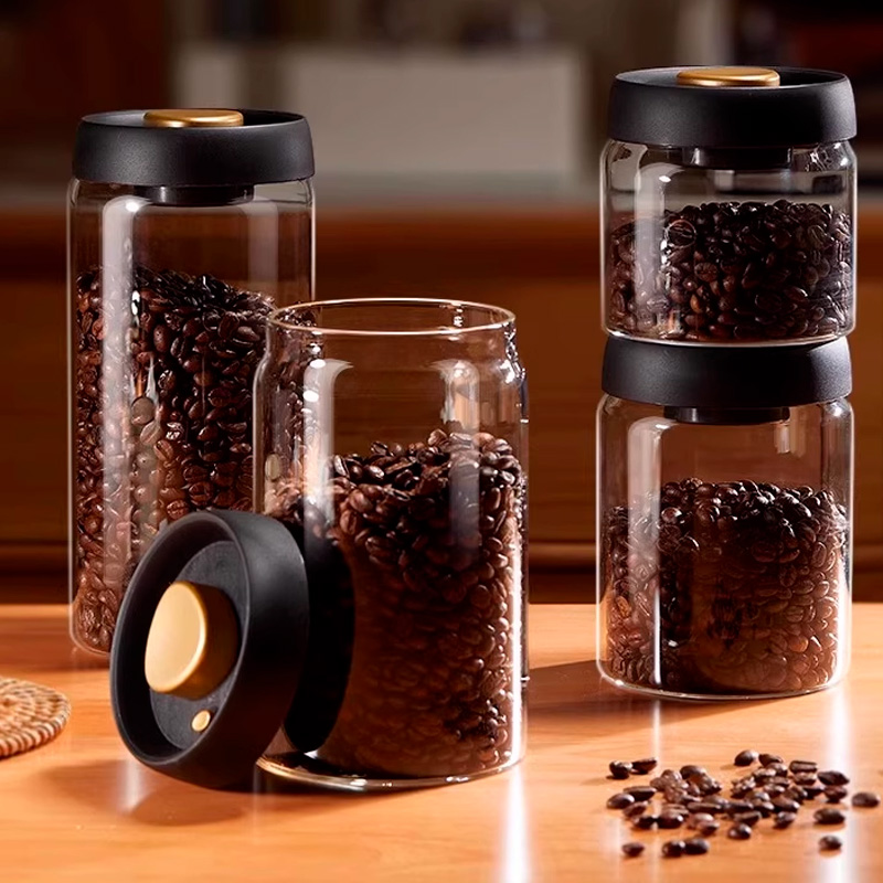 Glass Coffee Storage Canisters