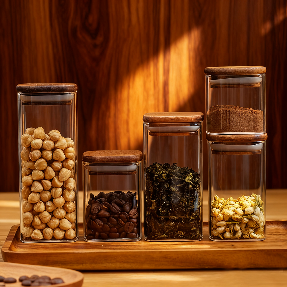 Square Glass Container Lab Square Borosilicate Glass Containers