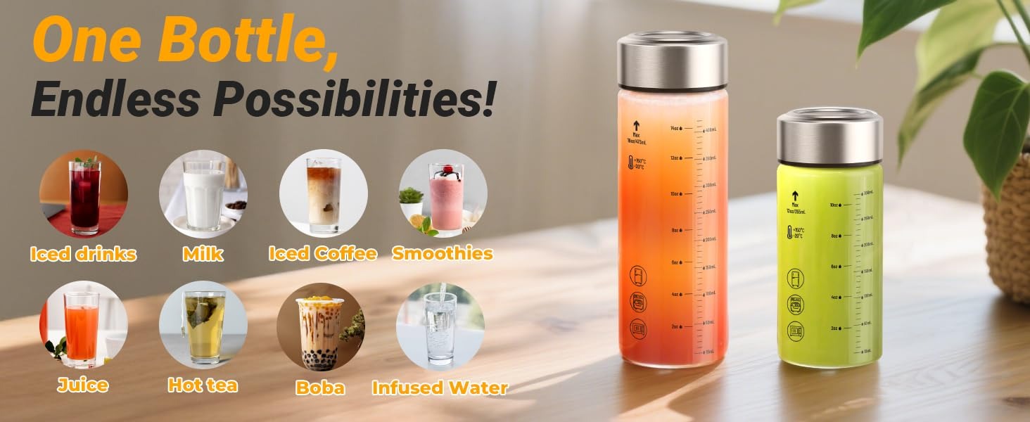 Wide Mouth Bulk Glass Bottle