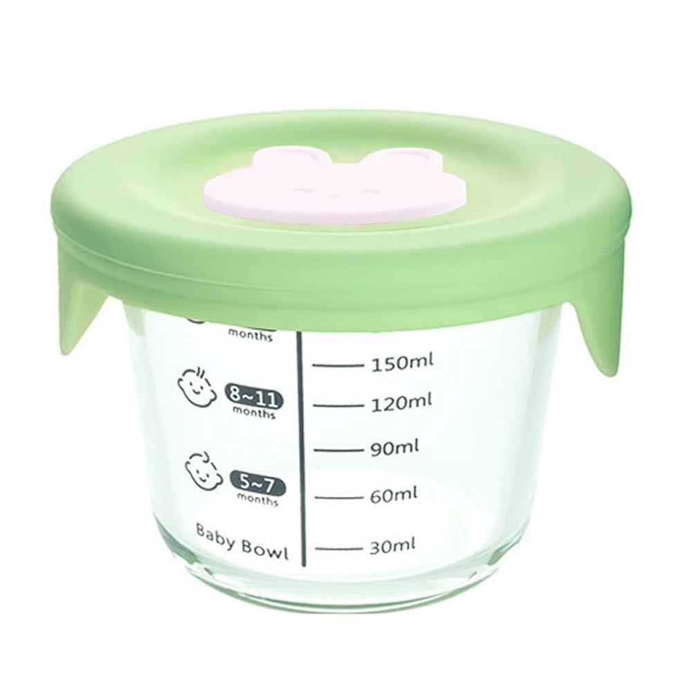 Baby Food Glass Storage Container