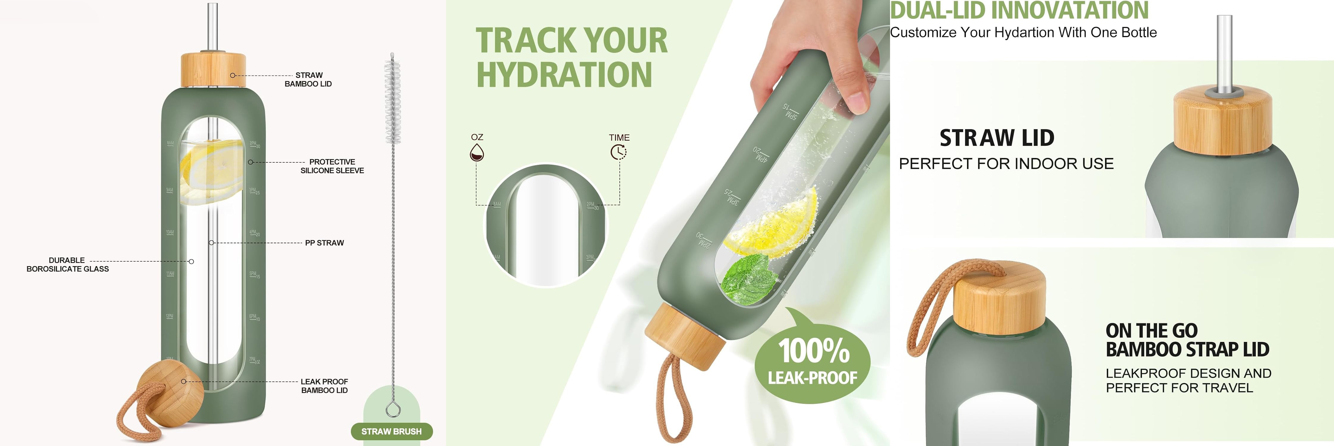 Sustainable Borosilicate Glass Bottle