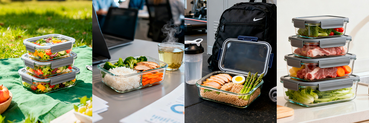 Glass Food Storage Containers (2)