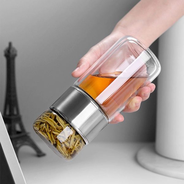 Tea Infusion Glass Bottle
