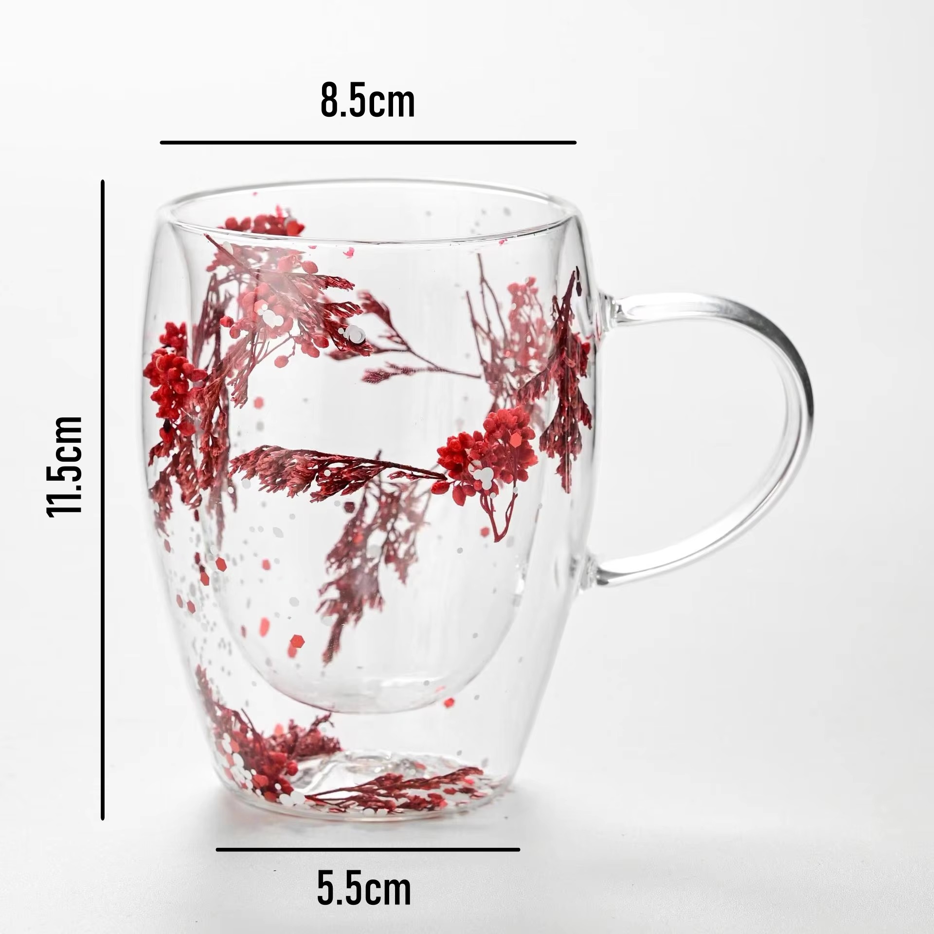 Eco-Conscious Double Wall Glass Tumbler