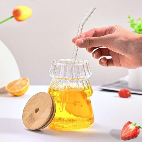 Hitzebeständiger Becher aus Borosilikatglas