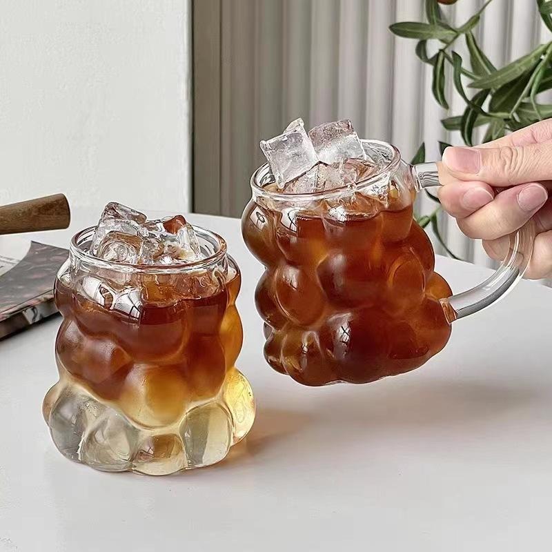 Breakfast Grape-Shaped glass mug