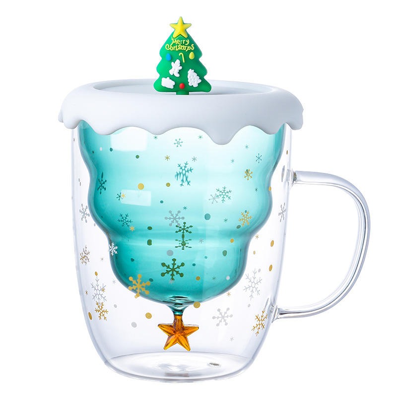 Custom Christmas Glass Mug