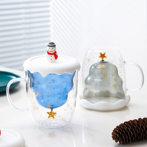 Custom Christmas Glass Mug