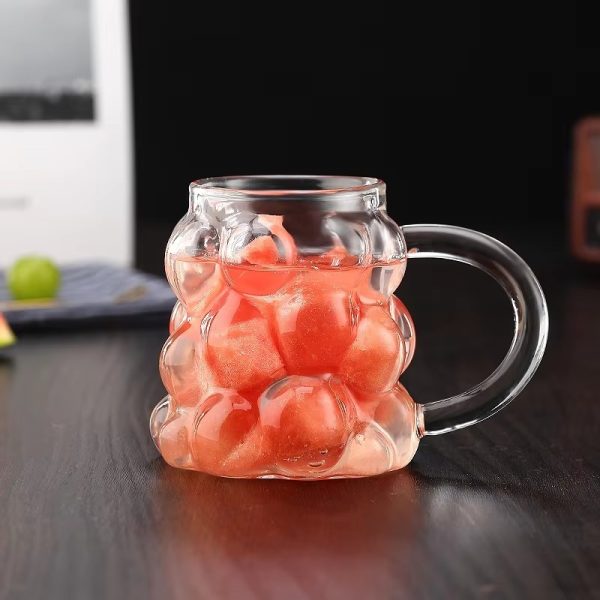 Breakfast Grape-Shaped glass mug